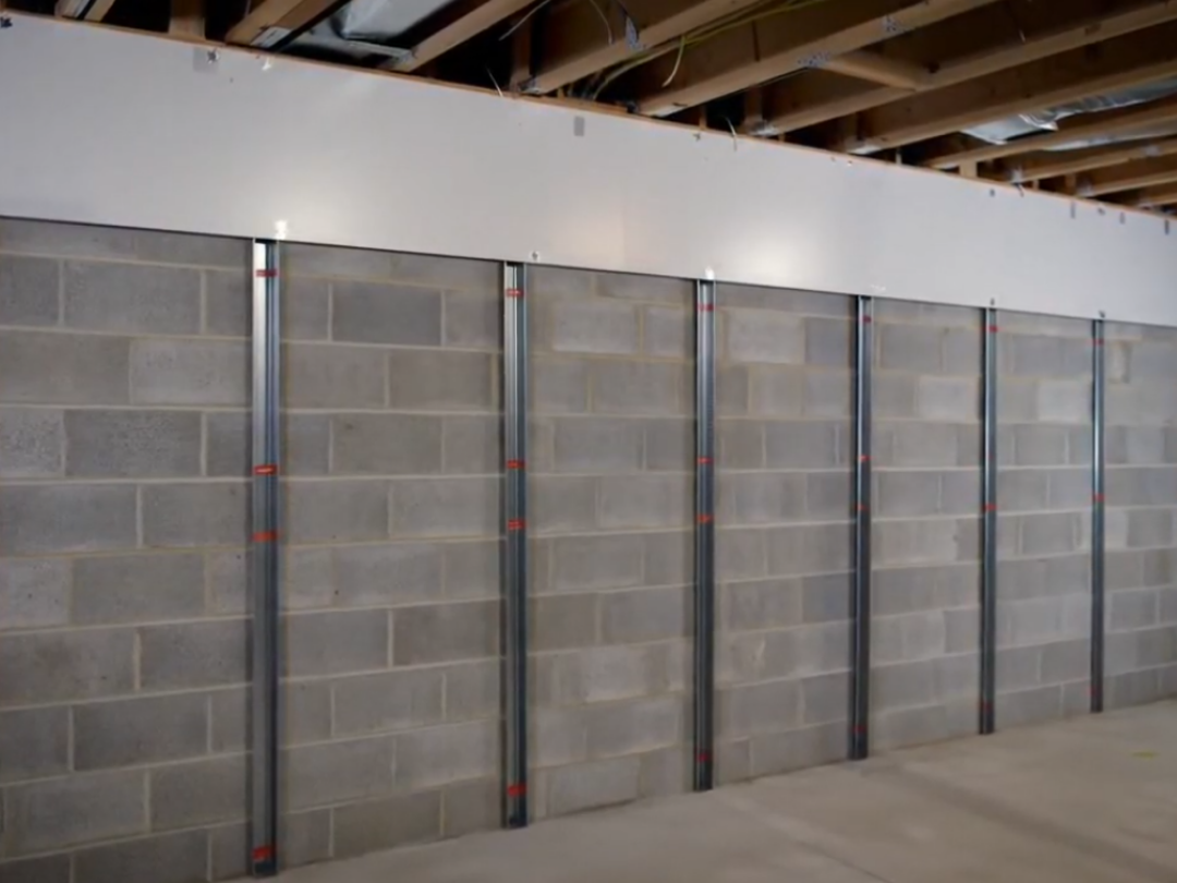 straps used to prevent bowing walls