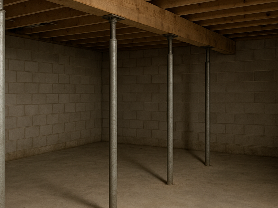 Basement Floor Supports