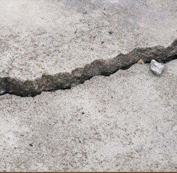 crack in concrete floor
