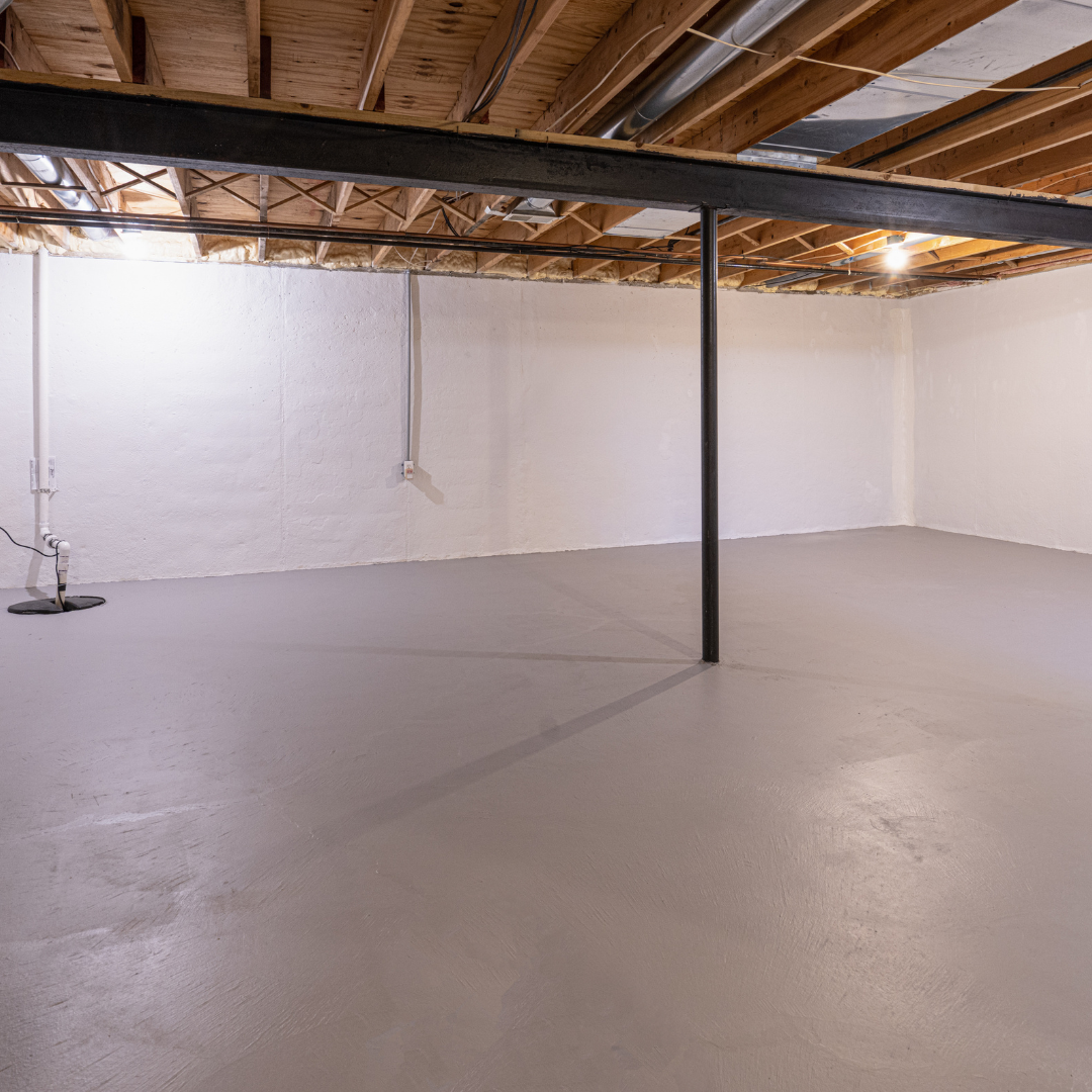 Waterproofed Basement