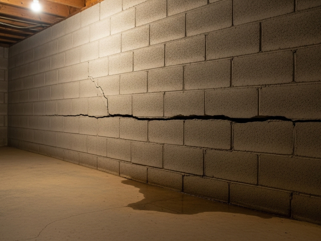 bowing basement wall