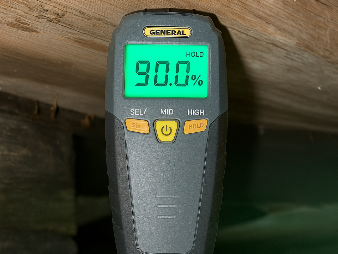 high crawl space humidity