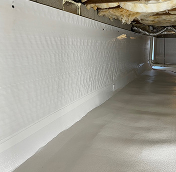 an encapsulated crawl space