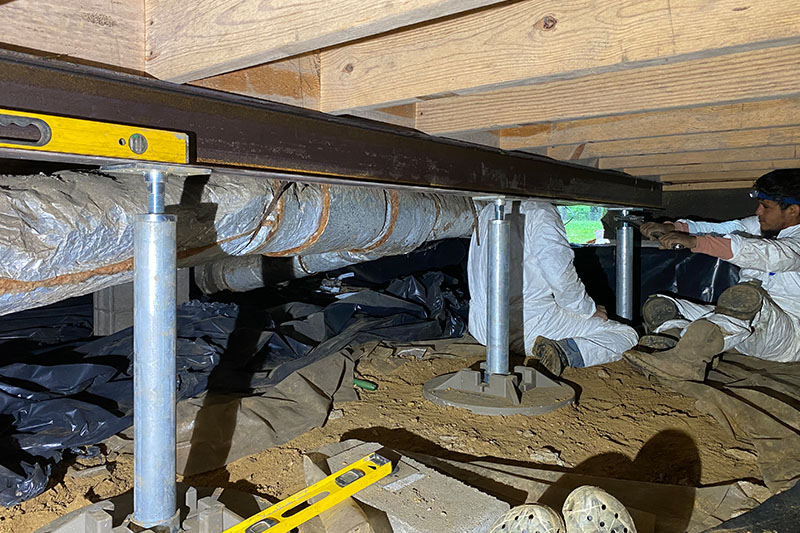 crawl space piers